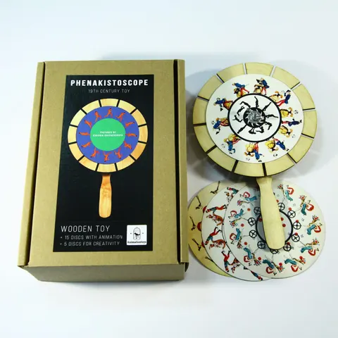 Fenakistiskop - iluzje optyczne - Animation Toys