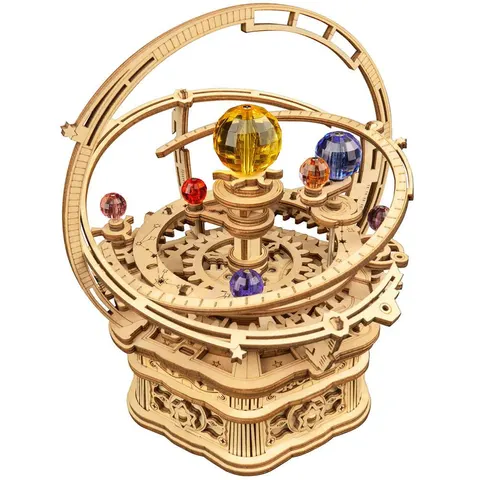 Pozytywka Gwieździsta Noc drewniany model 3D Robotime