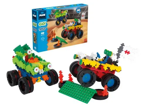 klocki plus-plus GO mini Monster Trucks 600 elementów