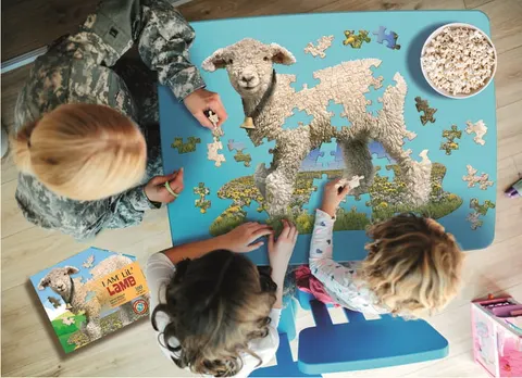 Puzzle konturowe owieczka I AM LIL Madd Capp 100 el.