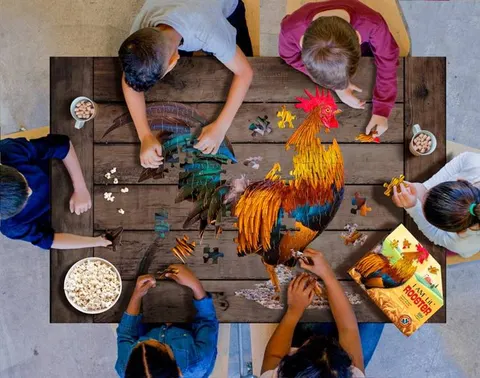 Puzzle konturowe kogut I AM LIL Madd Capp 100 el.