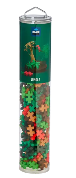 klocki plus-plus konstrukcyjne mini 240 elementów tuba dżungla jungle