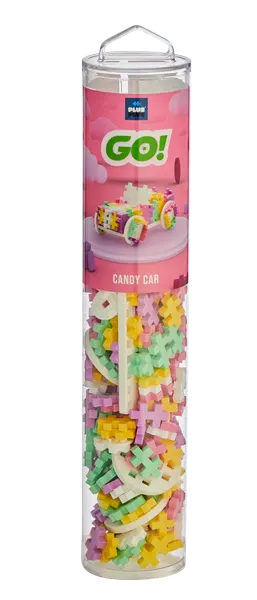 klocki konstrukcyjne plus-plus GO! mini 200 elementów tuba candy car