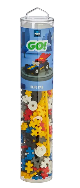 klocki konstrukcyjne plus-plus GO! mini 200 elementów tuba Hero car