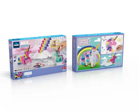 klocki konstrukcyjne plus-plus Jednorożce Learn to build Mini Mix 275 szt.