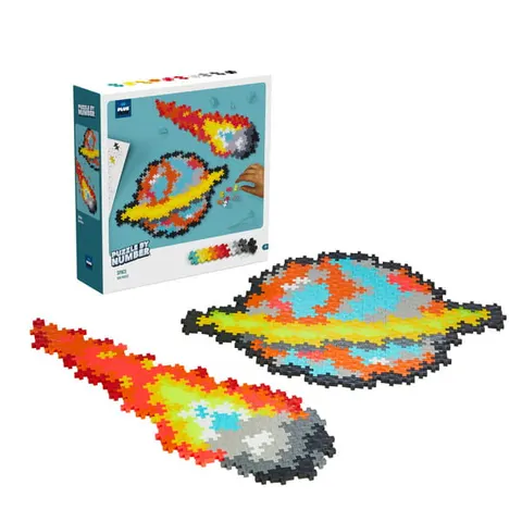 klocki plus-plus mini Puzzle po numerach kosmos 500 szt.