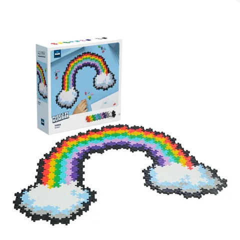 klocki plus-plus mini Puzzle po numerach tęcza 500 szt.