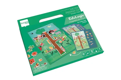 Układanka magnetyczna Farma 20 kart zadań Scratch EduLogic