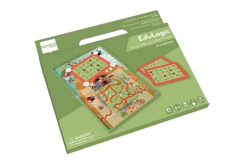 Układanka magnetyczna Labirynt ogród 18 kart zadań Scratch EduLogic