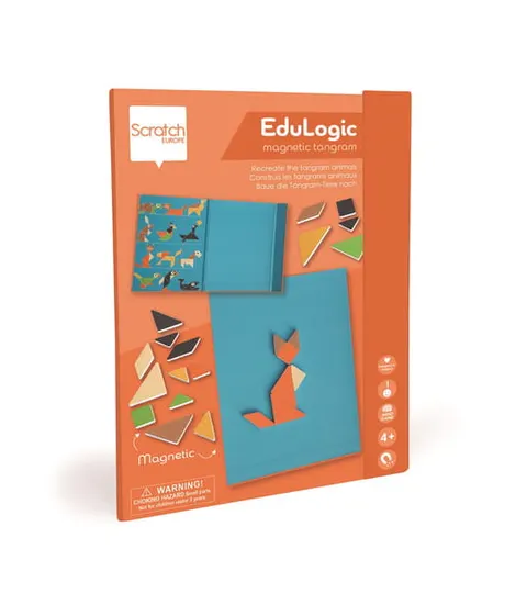 Scratch układanka magnetyczna Tangram