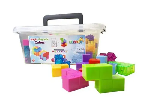 Kostki klocki magnetyczne 56 el. Magical Magnet magic magnetic cubes