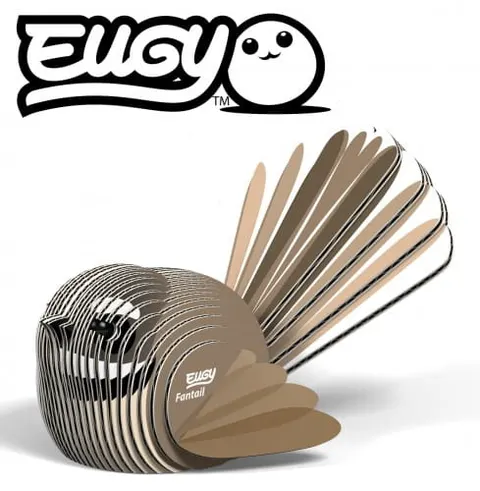 Układanka ekologiczna 3D ptak Wachlarzówka 27 el. Eugy