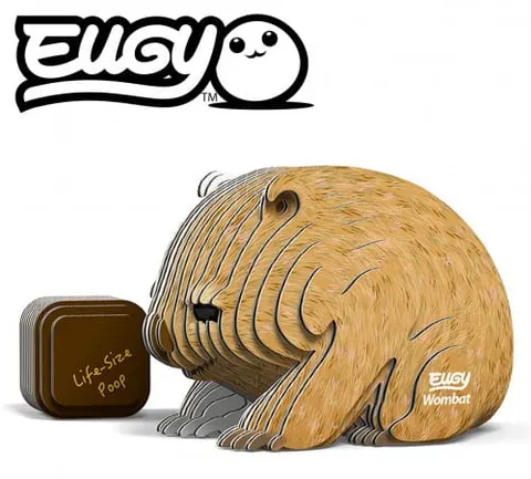 Układanka ekologiczna 3D Wombat 36 el. Eugy