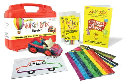 Woskowane sznureczki walizka XXL 144 szt. Wikki Stix