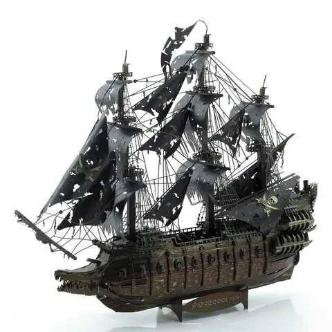 Składany metalowy model puzzle 3D Statek Latający Holender DIY Piececool