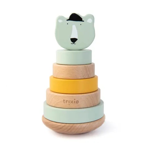 Trixie drewniana piramida Miś Polarny