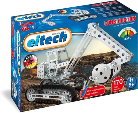 koparka z łychą metalowe klocki konstrukcyjne 170 el. eitech C87 (1)