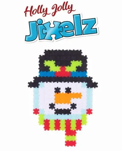 Fat Brain Toys puzzle świąteczne Pixelki Jixelz Bombka Bałwan