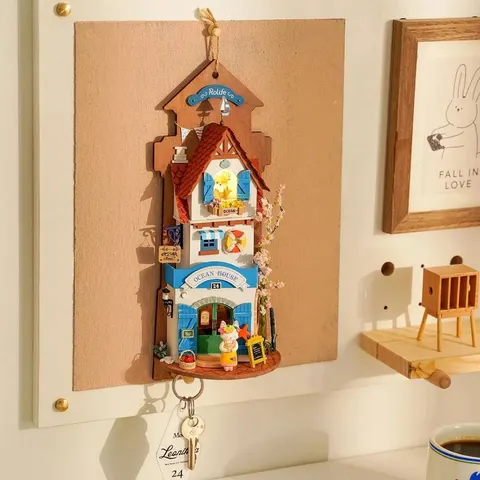 Składany drewniany model 3D Domek na wyspie marzeń Robotime