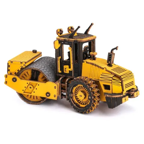 puzzle drewniane 3D model DIY Walec drogowy 149 elem. Robotime