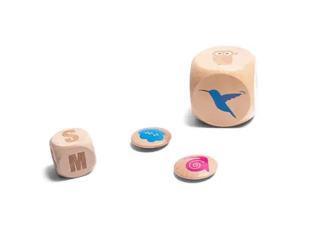 BS Toys, drewniana gra sensoryczna - Naśladuj ptaki buiten speel