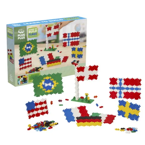 klocki plus-plus flagi Learn to build Mini Mix 700 szt.