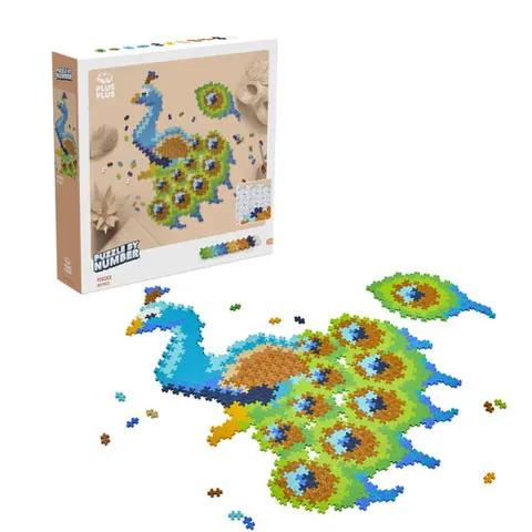 klocki plus-plus mini Puzzle po numerach paw 800 szt.