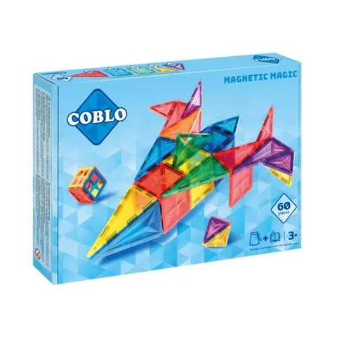 COBLO, magnetyczne klocki konstrukcyjne Basic 60 elem.