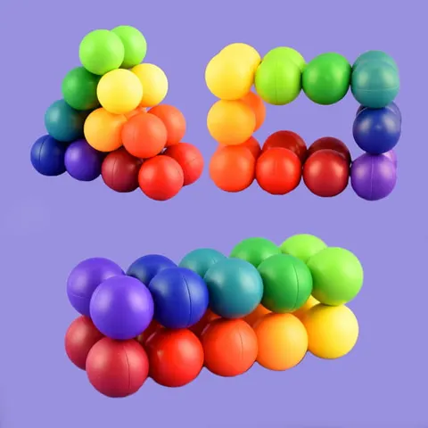 Sensoryczne puzzle kulki 20 szt Robetoy