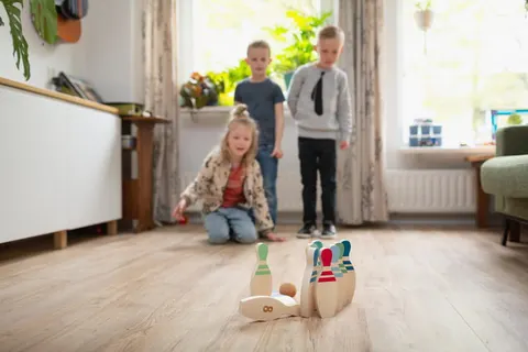 BS Toys, drewniane kręgle Cyferki buiten speel