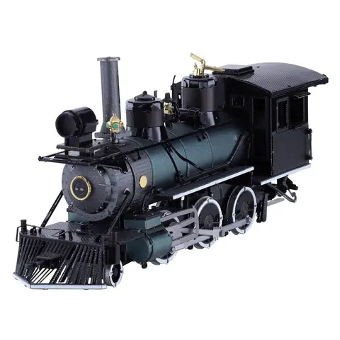Składany metalowy model puzzle 3D Lokomotywa Mogul DIY Piececool