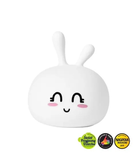 Lampka Led dla Dzieci Silikonowa Królik Słodziak / Rabbit and Friends