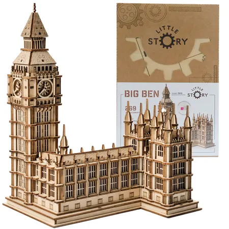 Drewniane Puzzle Model 3D składany Big Ben Little Story