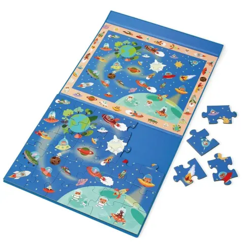 Scratch puzzle magnetyczne Kosmos 30 elementów