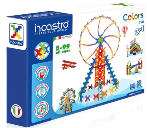 Klocki konstrukcyjne Incastro 3w1 - 250 el.