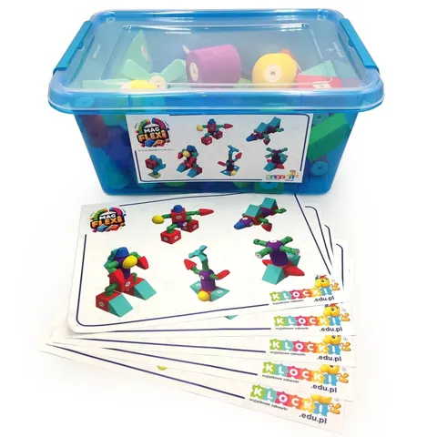 Duże klocki piankowe magnetyczne MagFlexi- 50 el. edu