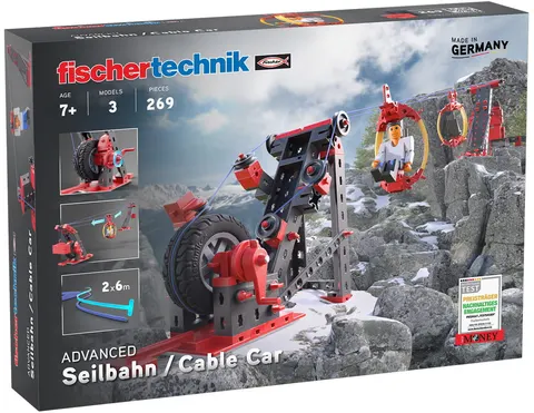 Fischertechnik zestaw konstrukcyjny kolejka linowa, cable car