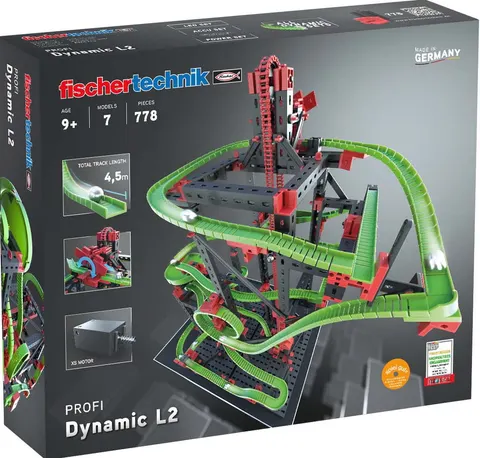 Tor dla kulek Dynamic L2 7 dużych modeli 778 el. Fischertechnik