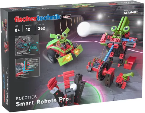 Fischertechnik Smart Robot Pro zestaw do nauki programowania dla ośmiolatka 12 robotów