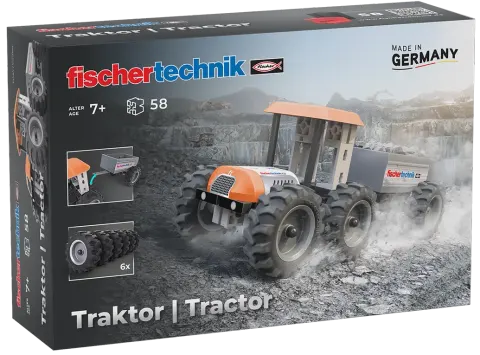 Fischertechnik klocki konstrukcyjne Traktor 58 elementów