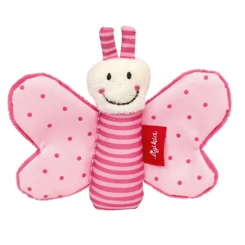 Motylek Różowy Przytulanka Sensoryczna Maskotka Szeleszcząca sigikid 3m+