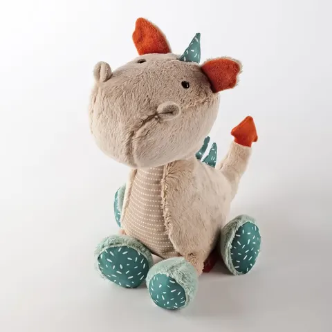 Smok Sensoryczna Przytulanka Patchwork Maskotka dla Niemowląt sigikid 3m+