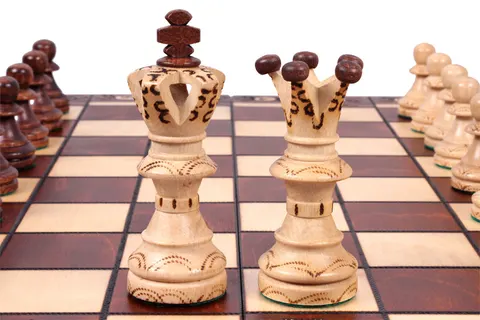 Szachy AMBASADOR - duże (54 x 54 cm)
