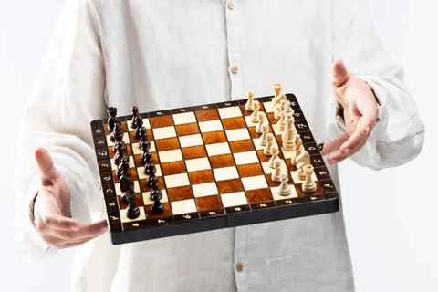 Szachy Magnetyczne Lux (28cm)