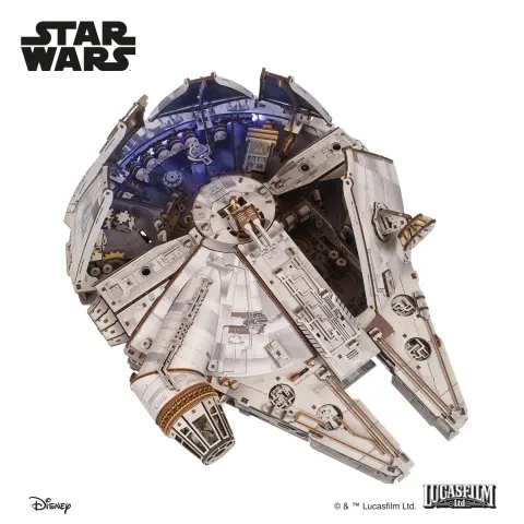 Ugears Puzzle 3D Sokół Millennium ™ Star Wars™ – model 3D do składania