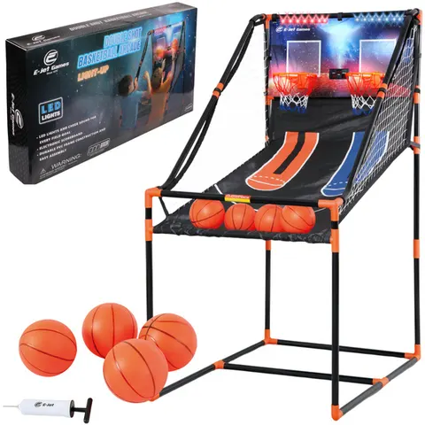 Interaktywna Gra Koszykarska Basketball Arcade Zestaw do Koszykówki LED trening koszykarski
