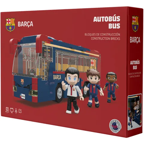 Klocki Neko Autobus Piłkarski FC Barcelona Zestaw Konstrukcyjny 488 elementyów