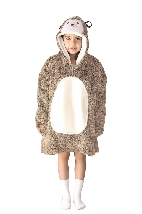 Bluza koc Oversize dla dzieci Jeż Cozy Noxxiez CH329