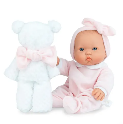 Lalka Betty Teddy Blanket 28 cm z misiem Marina & Pau 372