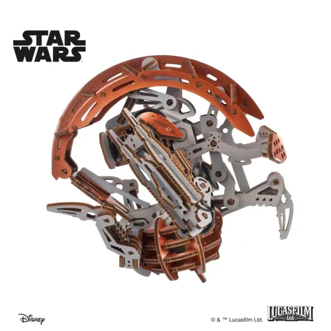 Ugears Puzzle 3D Droideka Star Wars – ruchomy model 3D do składania